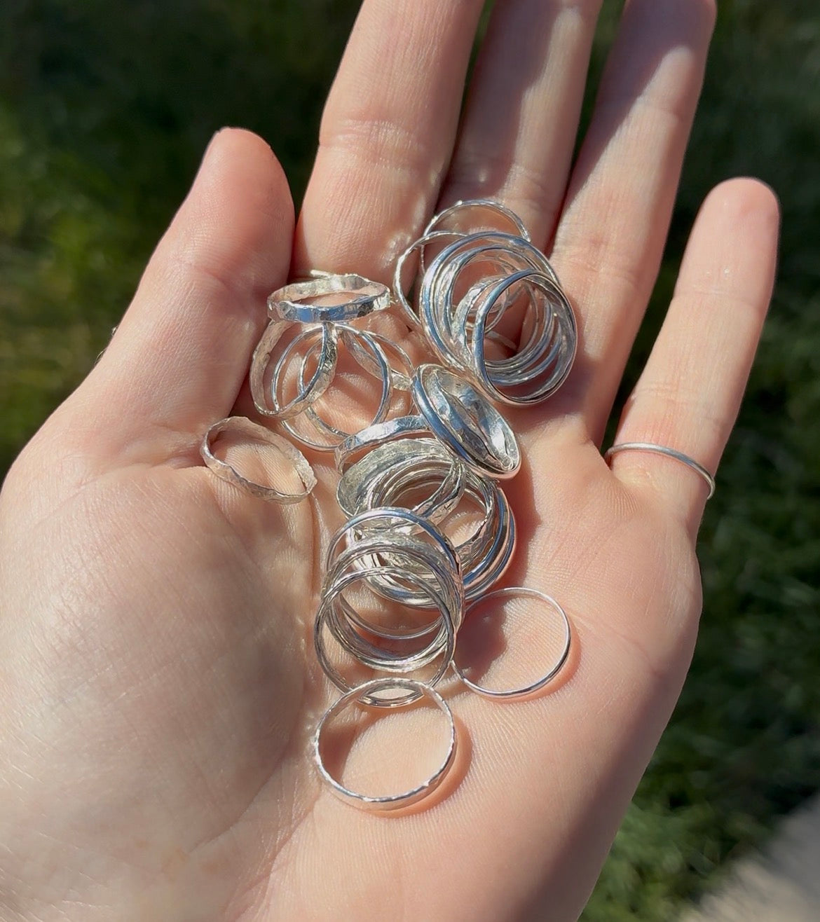 Textured Pinky Ring