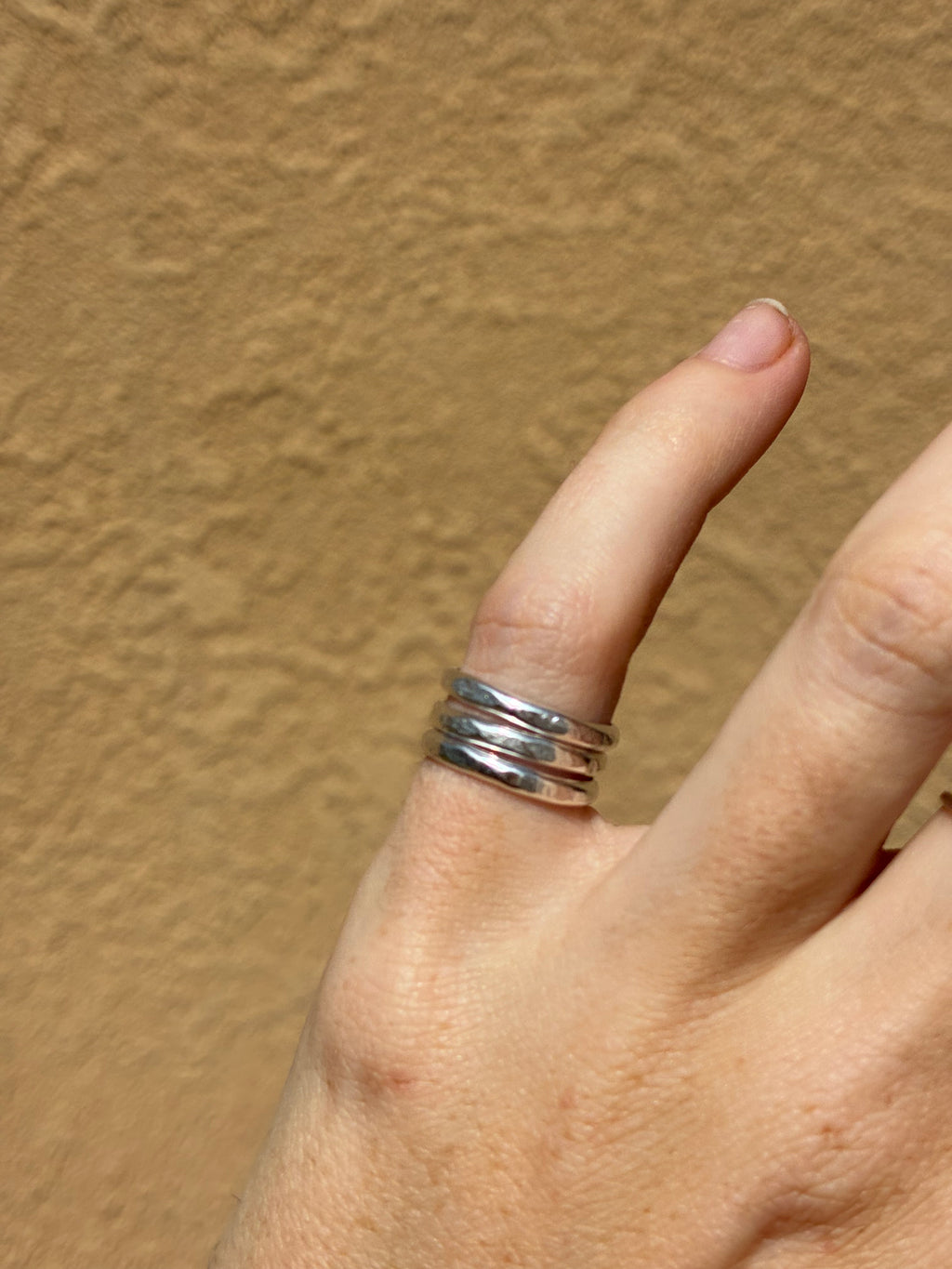 Textured Pinky Ring