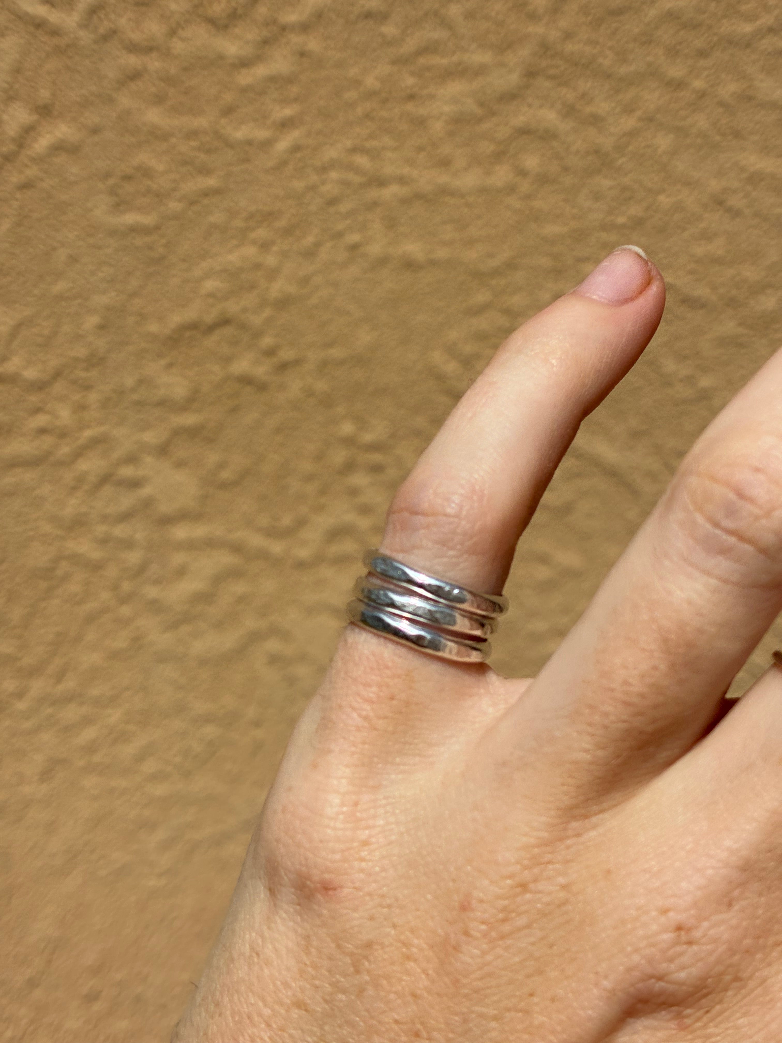 Textured Pinky Ring