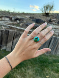Chunky “Earth” Turquoise Ring